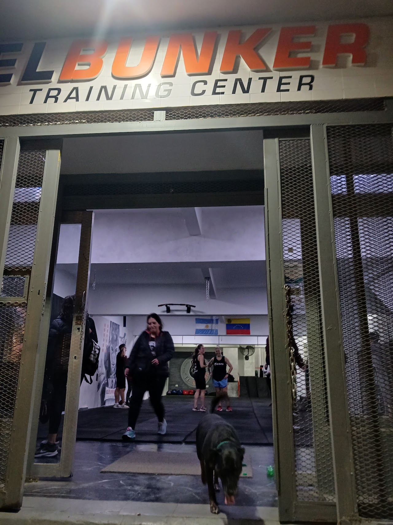 Sesión grupal de entrenamiento funcional